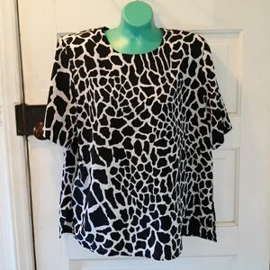 Kathy Che zebra design medium shirt